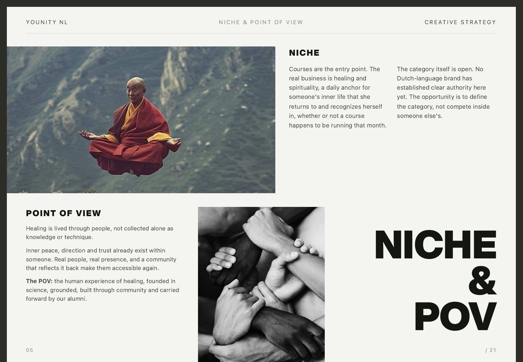 Niche and point of view